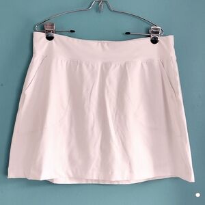 NikeGolf Tour Performance Dri-Fit Golf Shorts Skirt Skort Size XL Women's White